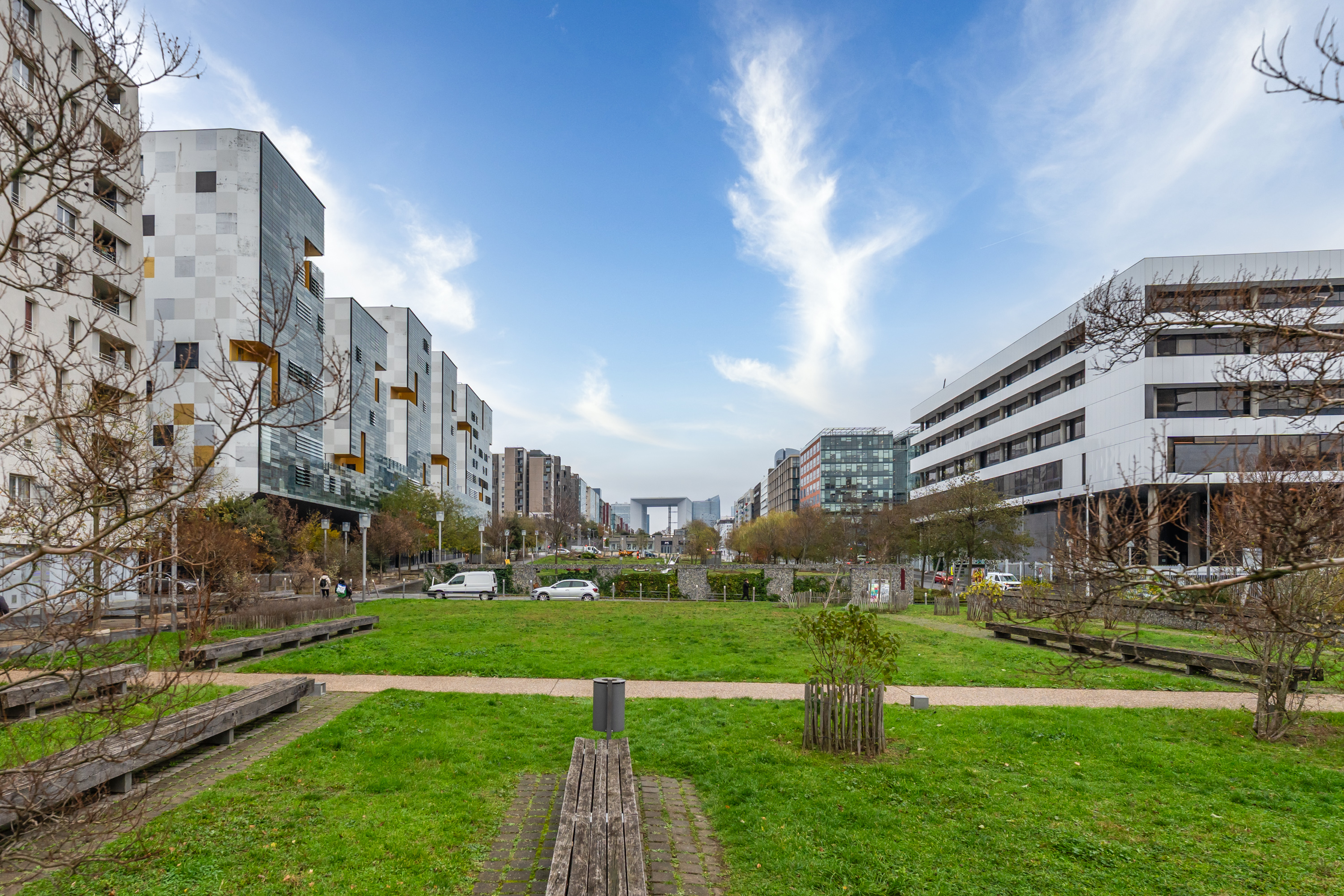 Appartement meublé 3 pièces - 60.70m²+balcon+parking - Nanterre La Défense/Université